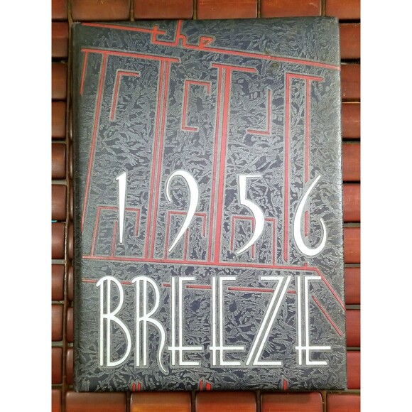 1956 The Breeze Senior  Yearbook Many Signatures Pleasantville High School NJ - Picture 1 of 6